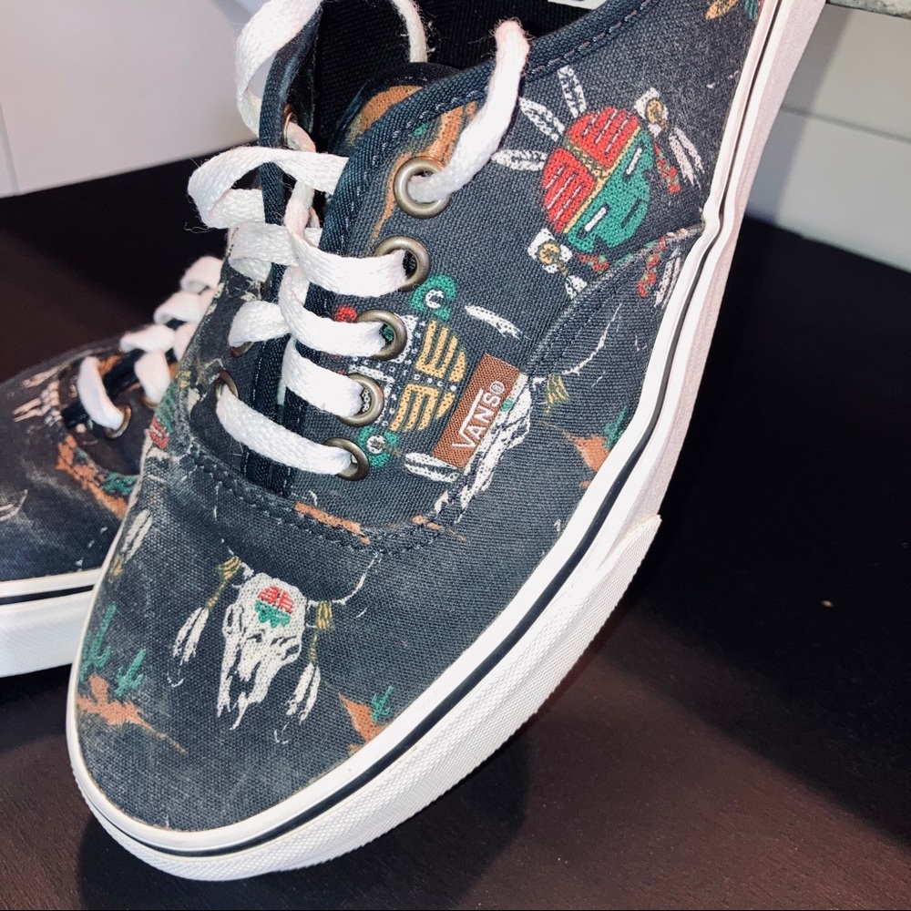 Vintage Canvas “Desert Tribe” Vans Southwestern